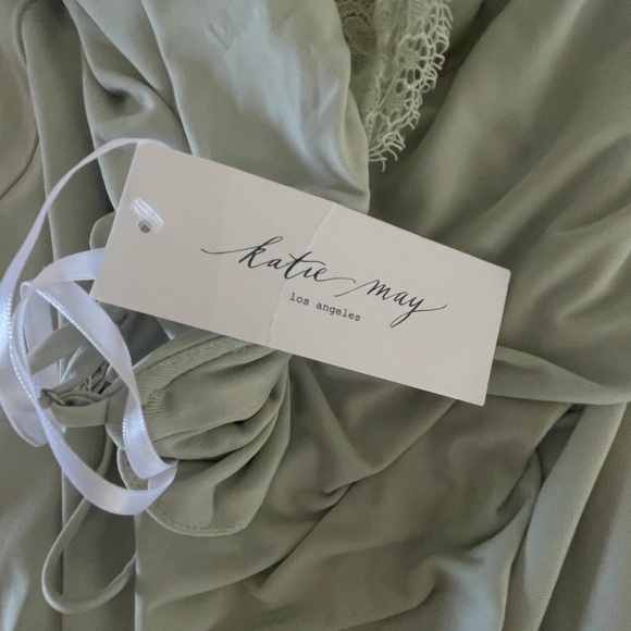 Katie May Surreal Gown Low back | sage | S| NWT - Picture 7 of 8